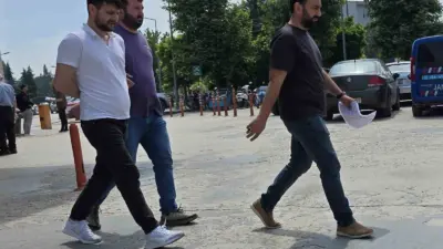 Bursa’nın İnegöl ilçesinde polisin kimlik kontrolü sırasında kaçmaya çalışırken kovalamaca