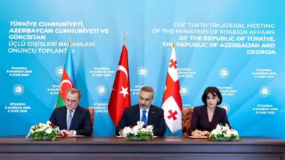 İstanbul’da gerçekleştirilen Türkiye-Azerbaycan-Gürcistan Üçlü Dışişleri Bakanları 10’uncu Toplantısının ardından üç