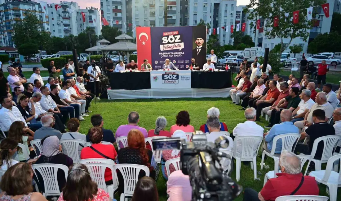 Kepez Belediyesi’nin ‘Söz Vatandaşta’ diyerek mahallelere taşıdığı halk günleri buluşması