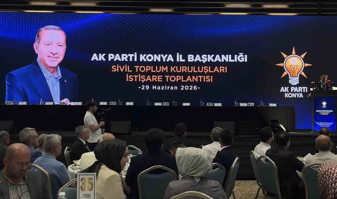 Konya’da AK Parti İl Başkanlığı tarafından sivil toplum kuruluşları ile