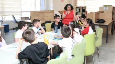 Osmangazi Belediyesi tarafından edebiyata ilgi duyan çocukları bir araya getirmek