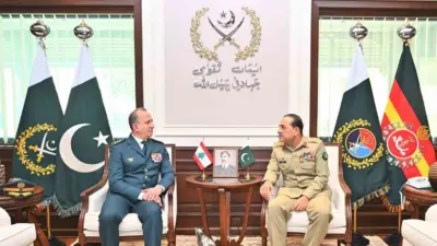 Lübnan Silahlı Kuvvetleri Komutanı Korgeneral Rodolphe Haykal, Pakistan Genelkurmay Başkanı