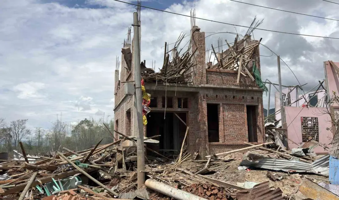 Myanmar’da meydana gelen henüz nedeni bilinmeyen patlamada en az 55