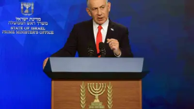 İsrail Başbakanı Binyamin Netanyahu, İran ve ABD’nin mutabakat zaptı üzerinde