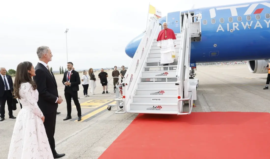 Katoliklerin ruhani lideri Papa 14. Leo, resmi ziyaret gerçekleştirdiği İspanya’da