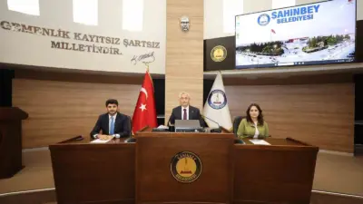 Şahinbey Belediyesi Haziran ayı olağan meclis toplantısının birinci oturumu Şahinbey