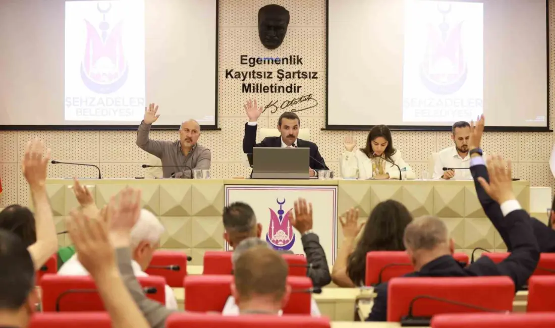 Şehzadeler Belediyesi Haziran Ayı Meclis Toplantısı’nda 18 gündem maddesi karara