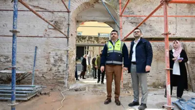 Bursa’da Yıldırım Belediyesi, Kurtoğlu Mahallesi’nde yer alan tescilli kilise yapısını
