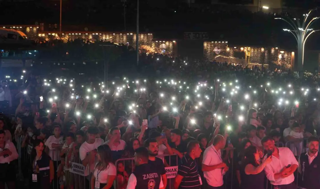 Şırnak Belediyesi tarafından düzenlenen Kültür, Sanat ve Gençlik Festivali kapsamında