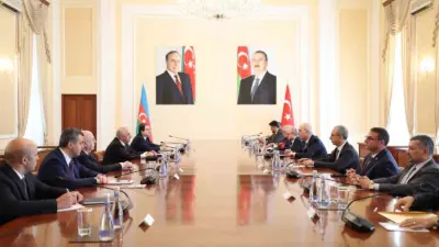 Türkiye Büyük Millet Meclisi (TBMM) Başkanı Numan Kurtulmuş, Bakü’de Azerbaycan