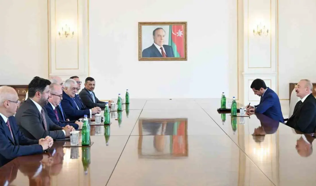 TBMM Başkanı Numan Kurtulmuş, Azerbaycan Cumhurbaşkanı İlham Aliyev tarafından kabul
