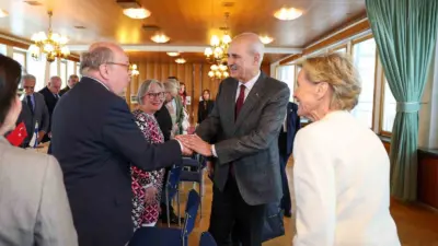 TBMM Başkanı Numan Kurtulmuş, Finlandiya’nın başkenti Helsinki’de Finlandiya İslam Cemaatini