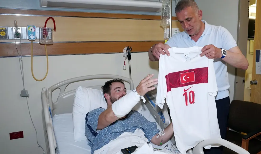 Türkiye Futbol Federasyonu Başkanı İbrahim Hacıosmanoğlu, dün gerçekleştirilen antrenmanın ardından