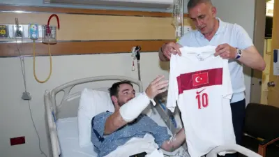 Türkiye Futbol Federasyonu Başkanı İbrahim Hacıosmanoğlu, dün gerçekleştirilen antrenmanın ardından