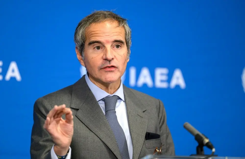 Uluslararası Atom Enerjisi Ajansı (UAEA) Başkanı Rafael Grossi, UAEA müfettişlerinin