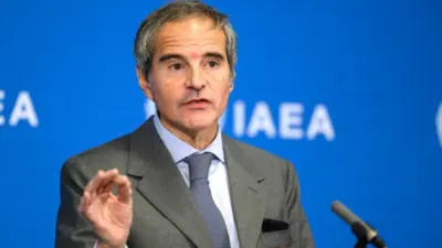Uluslararası Atom Enerjisi Ajansı (UAEA) Başkanı Rafael Grossi, UAEA müfettişlerinin