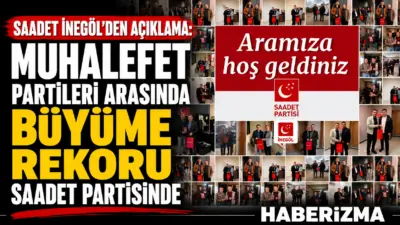 Saadet Partisi İnegöl İlçe Başkanı Ahmet Yıldız, ilçe genelinde yürüttükleri