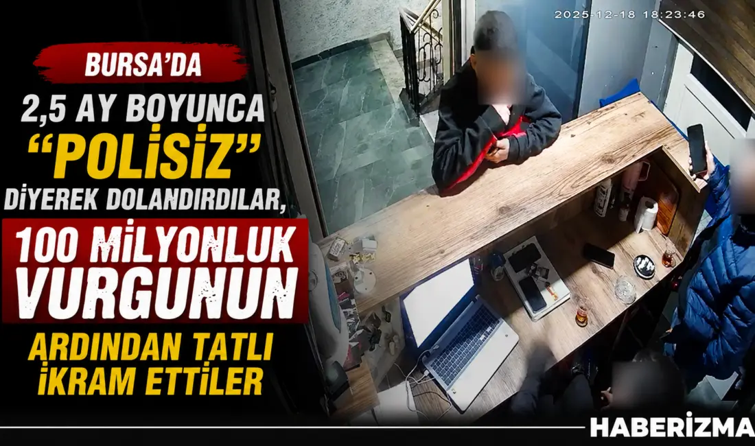 Bursa’da kendilerini polis olarak tanıtan organize dolandırıcılık şebekesi, yaşlı bir