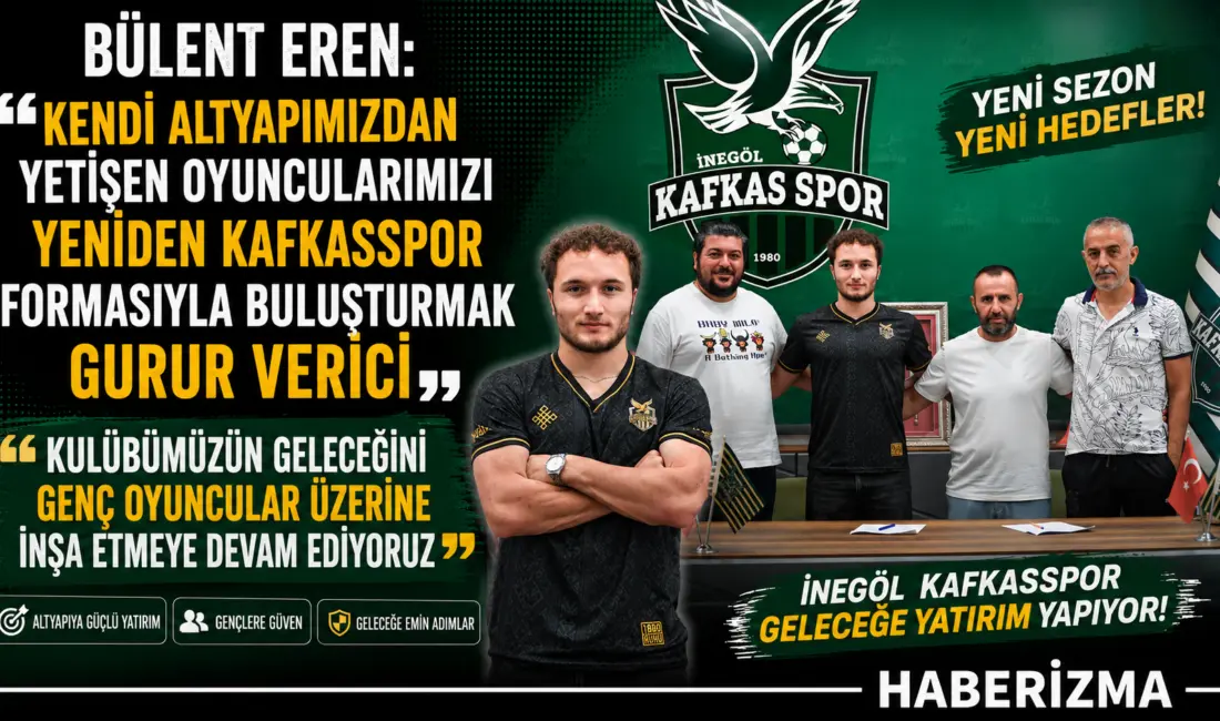 Kafkasspor Futbol Şube Sorumlusu Bülent Eren, 2006 doğumlu kanat oyuncusu