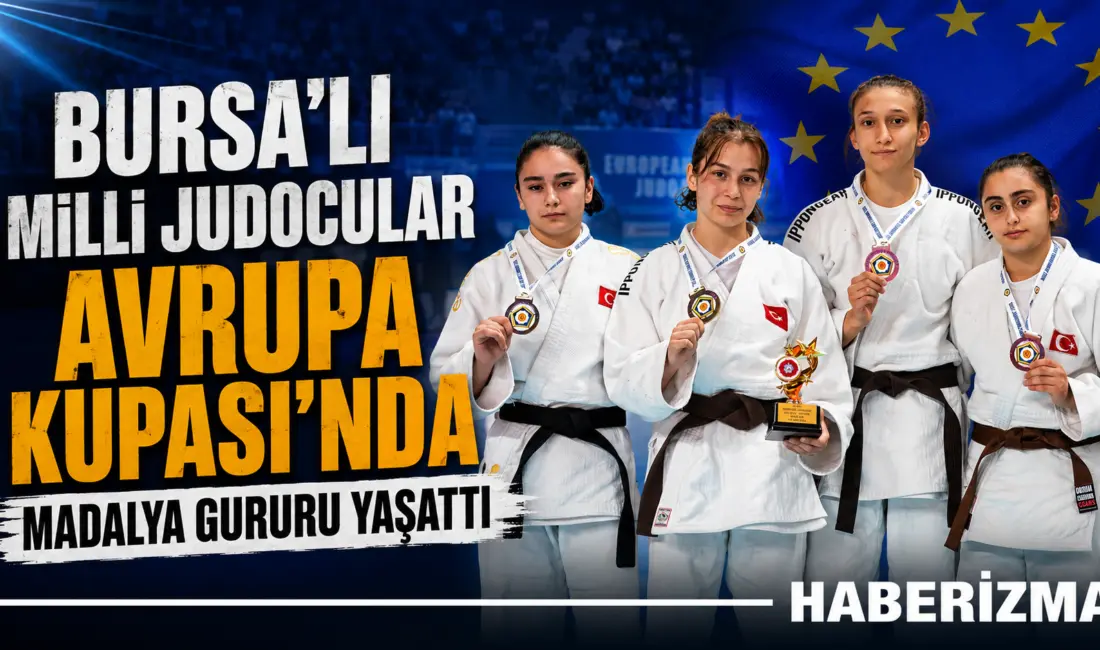 Osmangazi Belediyespor altyapısından yetişen milli judocular, Kocaeli’de düzenlenen Yıldızlar Avrupa