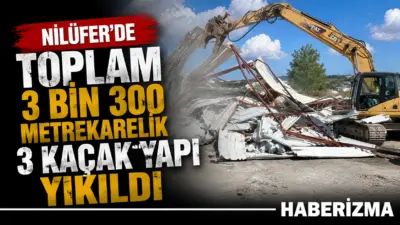 Nilüfer Belediyesi, kaçak yapılaşmayla mücadelesini kararlılıkla sürdürüyor. Belediye ekipleri, kendi