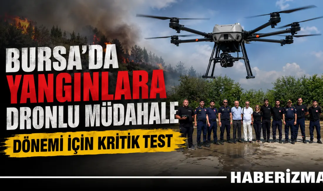 Yangınlara ilk müdahale süresini kısaltmayı hedefleyen yeni nesil insansız hava