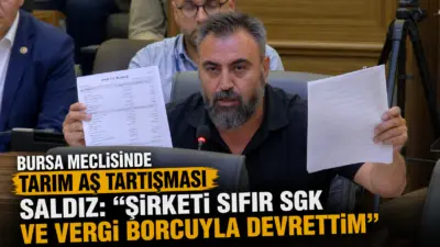 Bursa Büyükşehir Belediye Meclisi oturumunda, Tarım AŞ’nin eski Yönetim Kurulu