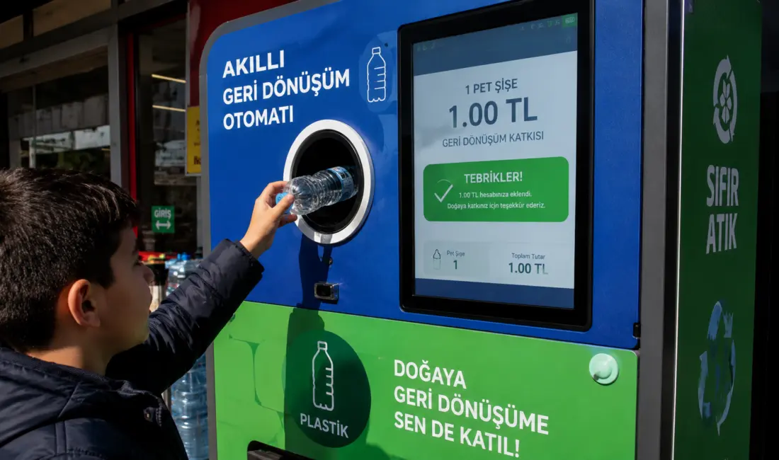 Hayata geçirilen çevre dostu yeni proje kapsamında, Alanyurt ve Akhisar