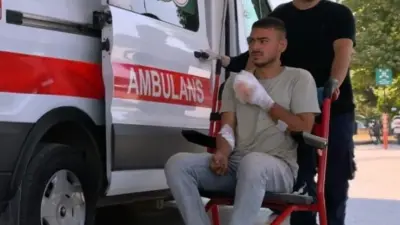 Kütahya’nın Domaniç ilçesinde bir inşaatta meydana gelen iş kazasında, elektrikli
