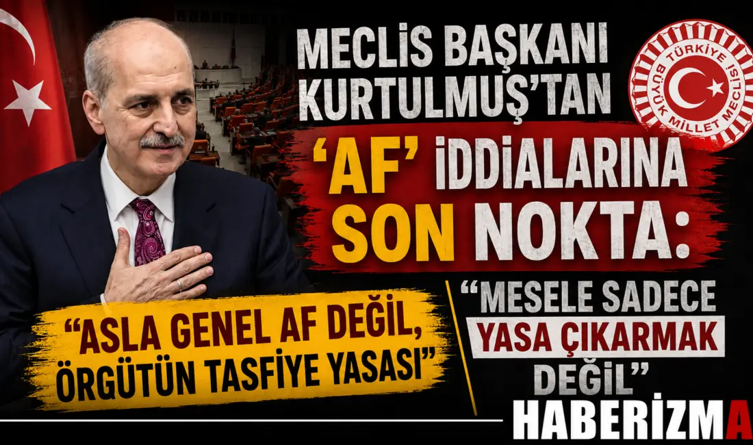 TBMM Başkanı Numan Kurtulmuş, "terörsüz Türkiye" hedefi doğrultusunda hazırlıkları tamamlanmak