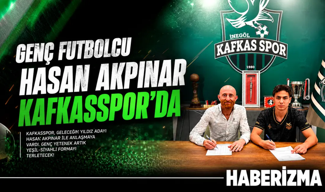 İnegöl Kafkasspor Yönetim Kurulu Üyesi İdris Baykoz, 2006 doğumlu kanat