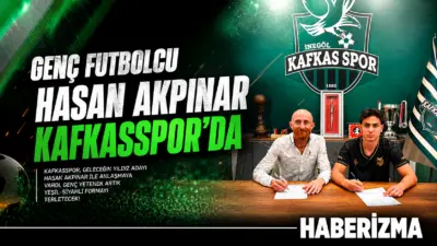İnegöl Kafkasspor Yönetim Kurulu Üyesi İdris Baykoz, 2006 doğumlu kanat