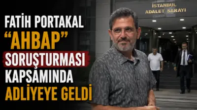 Fatih Portakal, “Ahbaplar Suç Örgütü” soruşturması kapsamında ifade vermek üzere
