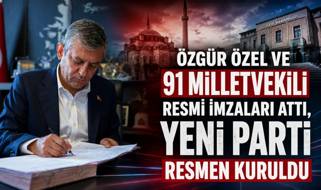 Türk siyasetinde dengeleri kökünden değiştirecek tarihi hamle gerçekleşti. CHP Grup