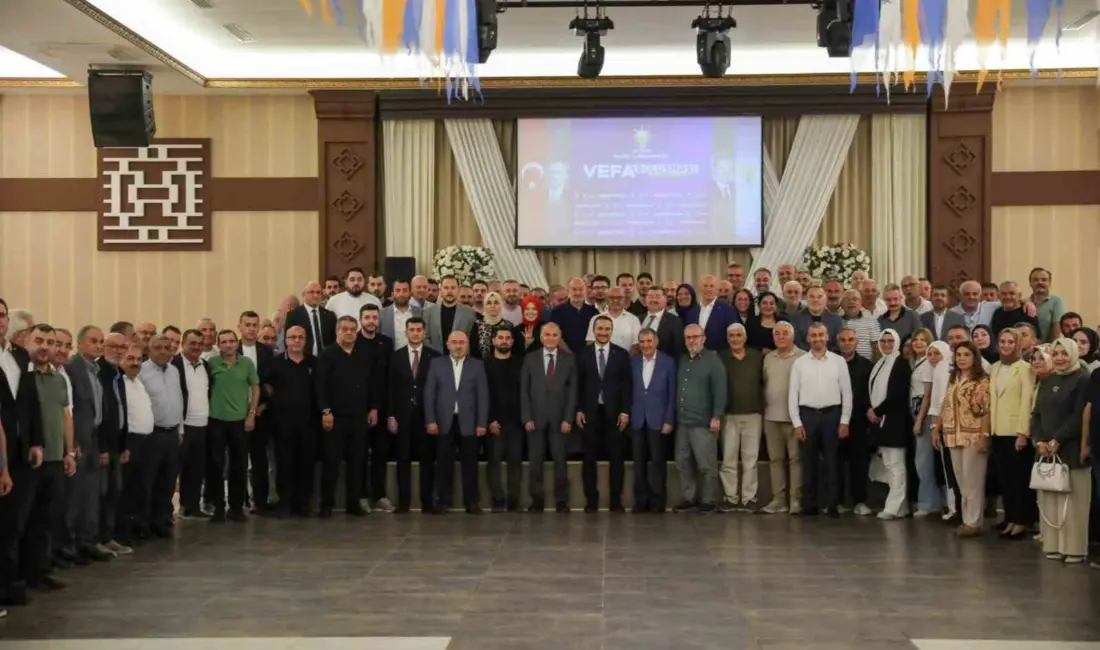 AK Parti Düzce İl Başkanlığı tarafından düzenlenen vefa programında 25