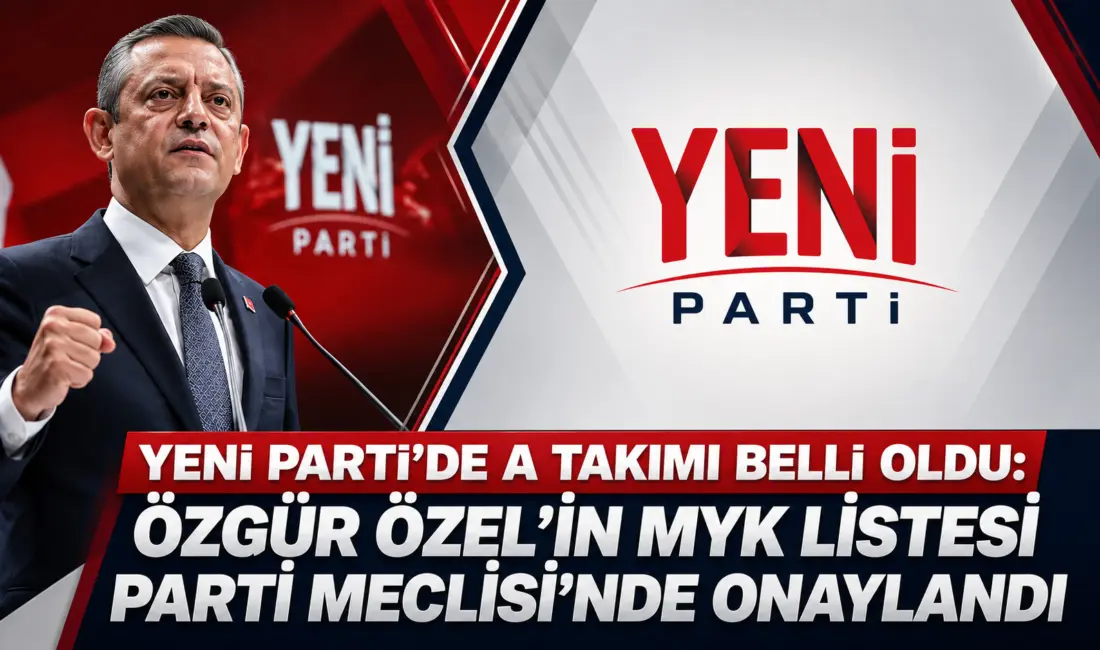 Türk siyasetinde kuruluşunun ardından hızlı bir yapılanma sürecine giren YENİ