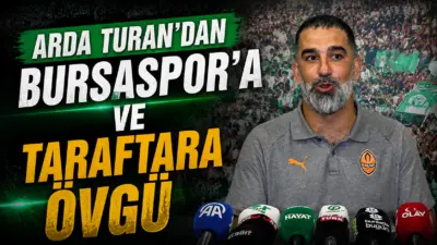 Shakhtar Donetsk Teknik Direktörü Arda Turan, Bursaspor ile 0-0 berabere