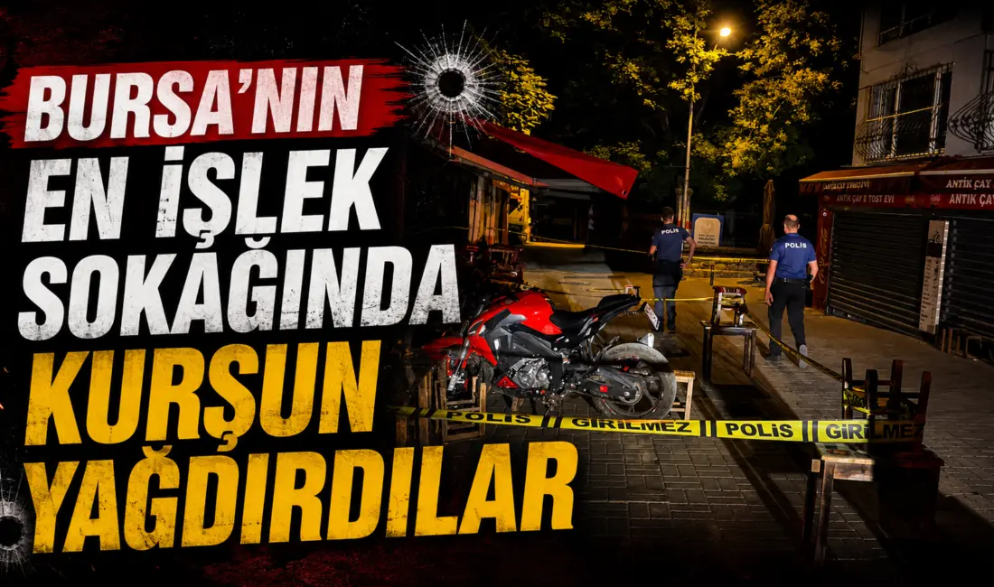 Bursa’nın Osmangazi ilçesinde gece saatlerinde silah sesleri mahalleyi ayağa kaldırdı.