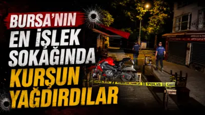 Bursa’nın Osmangazi ilçesinde gece saatlerinde silah sesleri mahalleyi ayağa kaldırdı.