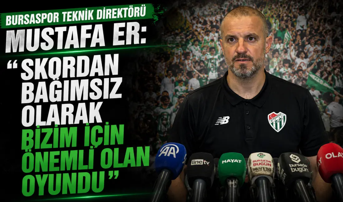 Bursaspor Teknik Direktörü Mustafa Er, Shakhtar Donetsk ile 0-0 berabere