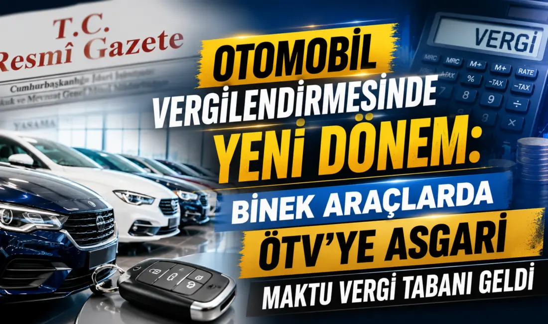 Resmî Gazete'de yayımlanarak yürürlüğe giren yeni kanun düzenlemesiyle binek otomobiller