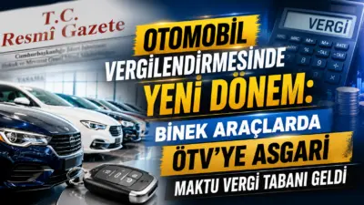 Resmî Gazete'de yayımlanarak yürürlüğe giren yeni kanun düzenlemesiyle binek otomobiller