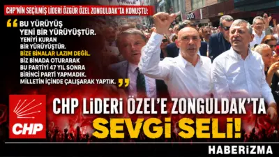 Cumhuriyet Halk Partisi (CHP) Grup Başkanı Özgür Özel, Zonguldak’ta partililer