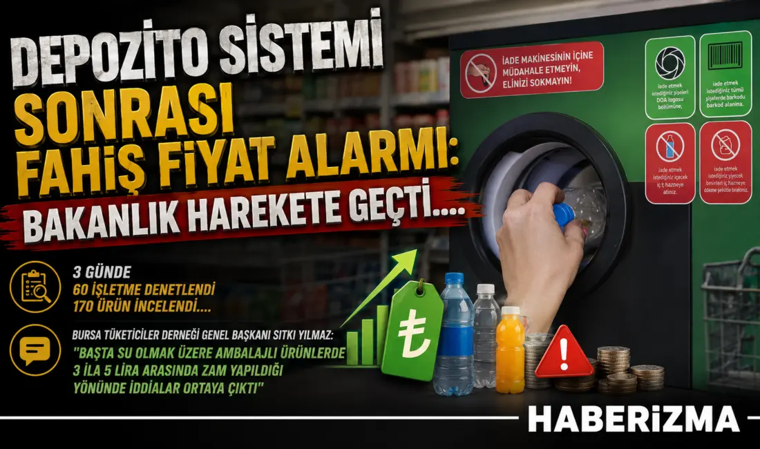 Depozito Yönetim Sistemi’nin uygulanmaya başlamasının ardından bazı ambalajlı içeceklerde fahiş