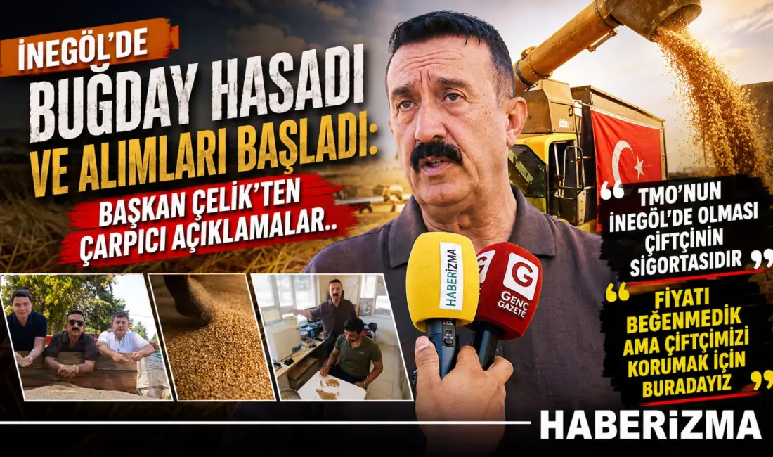 İnegöl Ziraat Odası Başkanı Sezai Çelik, Toprak Mahsulleri Ofisi’nin (TMO)