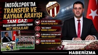 İnegölspor Başkanı Kani Ademoğlu, yeni sezon öncesinde camianın merakla beklediği