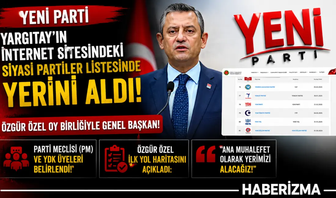 Türk siyasetinde tarihi bir kırılma yaşandı. Özgür Özel liderliğindeki 91