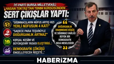 İYİ Parti Bursa Milletvekili Hasan Toktaş’tan TBMM Kürsüsünde Sert Uyarı: