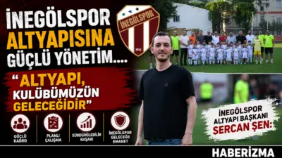 Sultan Su İnegölspor Altyapı Başkanı Sercan Şen, kulübün geleceğini şekillendirecek