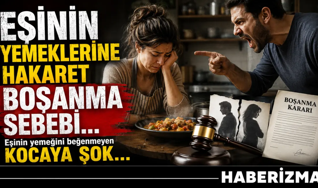 Evliliklerde çiftler arasında sıkça yaşanan “yemek beğenmeme” tartışmaları, Yargıtay’ın verdiği